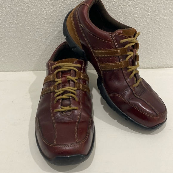 Rockport Colfax Mahogany XCS Oxford Driving Shoes Brown Leather